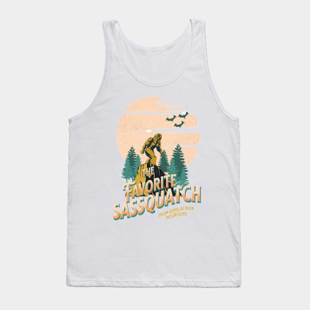 The Favorite Sassquatch Tank Top by Vortex.Merch